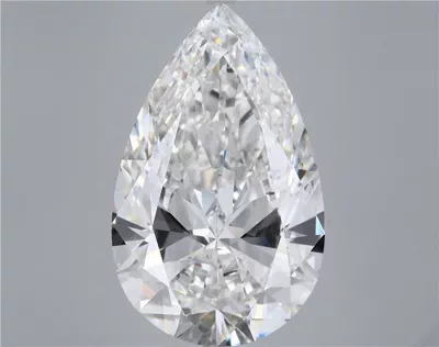 15.07ct F SI1 Rare Carat Ideal Cut Pear Lab Grown Diamond