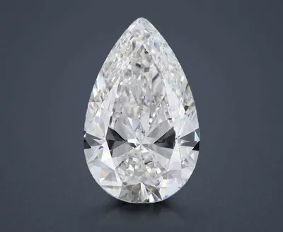 15.07ct F SI1 Rare Carat Ideal Cut Pear Lab Grown Diamond
