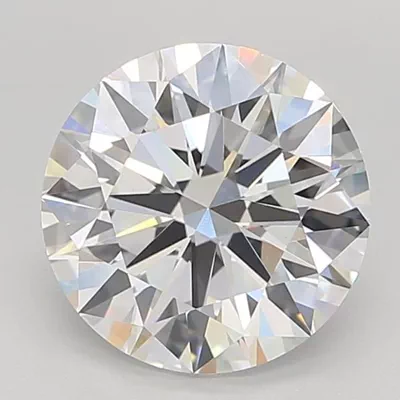 3.34ct E VVS2 Rare Carat Ideal Cut Round Lab Grown Diamond