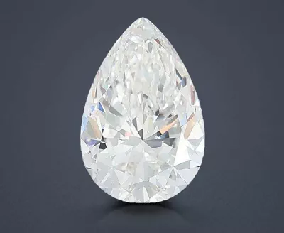 2.08ct F VVS2 Very Good Cut Pear Lab Grown Diamond