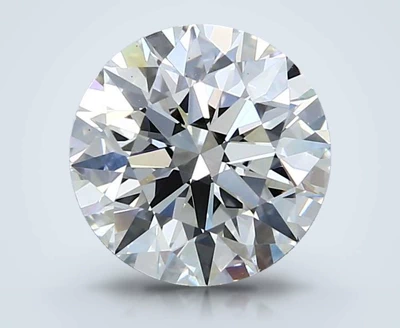 2.51ct F VS1 Rare Carat Ideal Cut Round Lab Grown Diamond