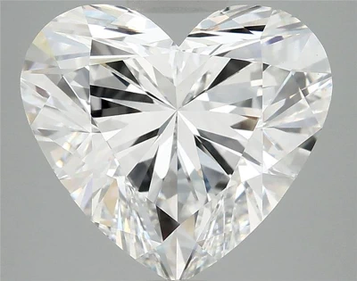 6.06ct E VVS2 Rare Carat Ideal Cut Heart Lab Grown Diamond