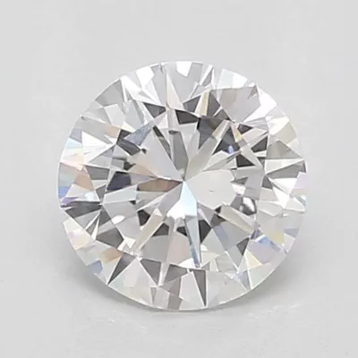 0.69ct D VVS2 Very Good Cut Round Lab Grown Diamond