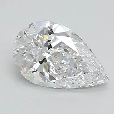 1.00ct E IF Rare Carat Ideal Cut Pear Lab Grown Diamond