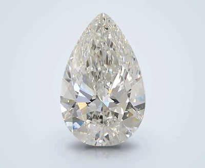 5.08ct F VS1 Rare Carat Ideal Cut Pear Lab Grown Diamond