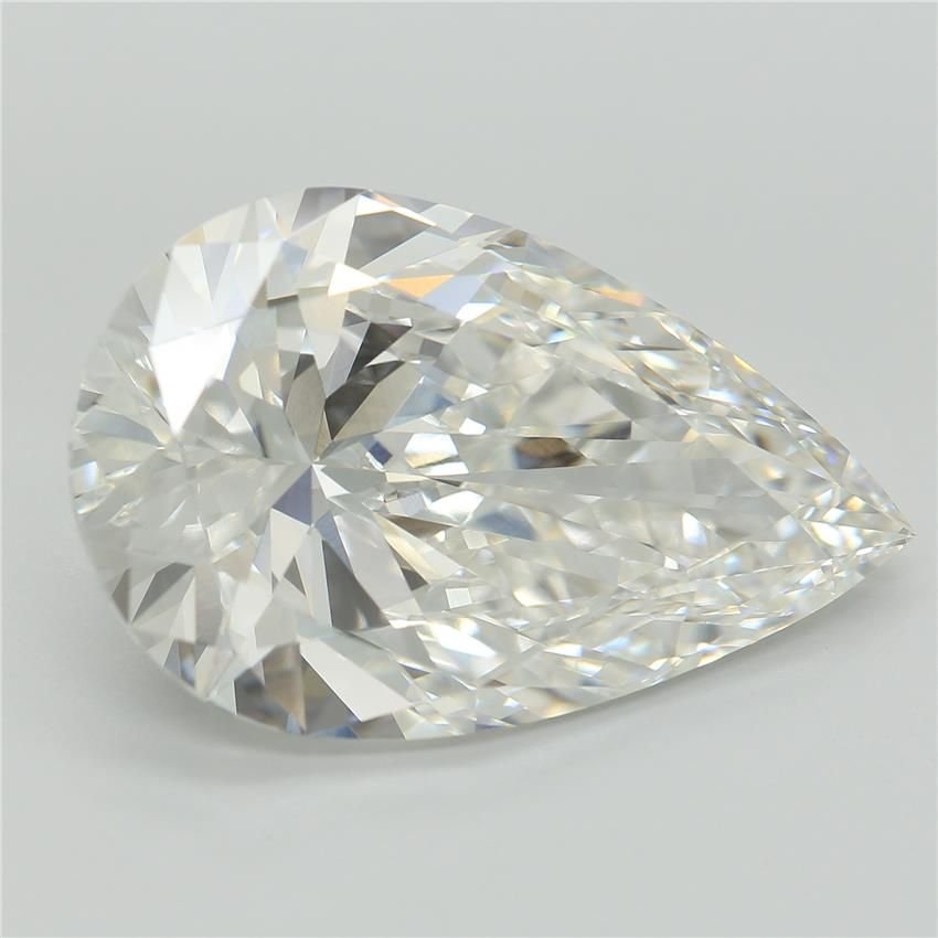 9.81ct F VVS2 Rare Carat Ideal Cut Pear Lab Grown Diamond