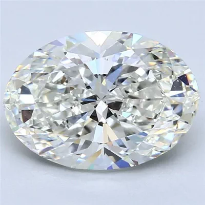 4.02ct I VS1 Rare Carat Ideal Cut Oval Diamond