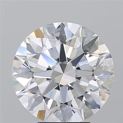 5.58ct D FL Rare Carat Ideal Cut Round Diamond