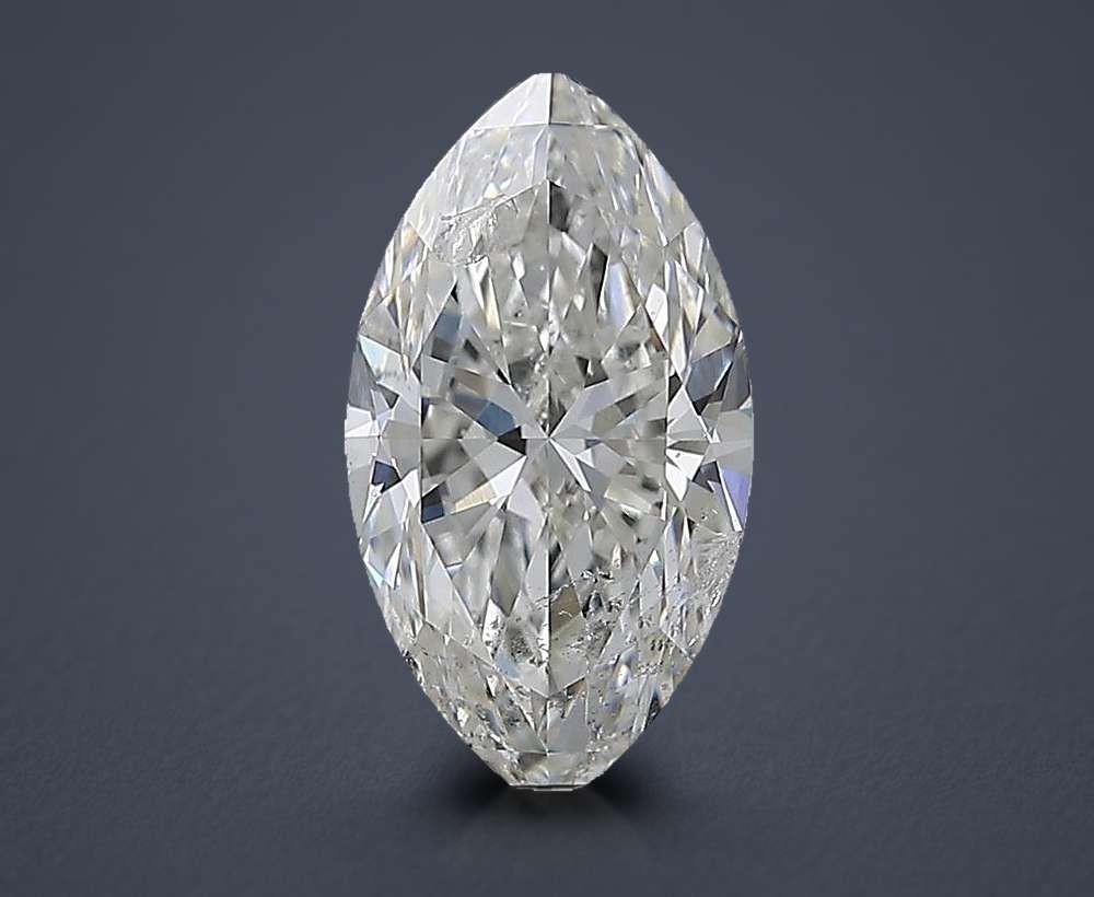 2.01ct G SI2 Rare Carat Ideal Cut Marquise Diamond