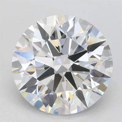 2.27ct D FL Rare Carat Ideal Cut Round Lab Grown Diamond