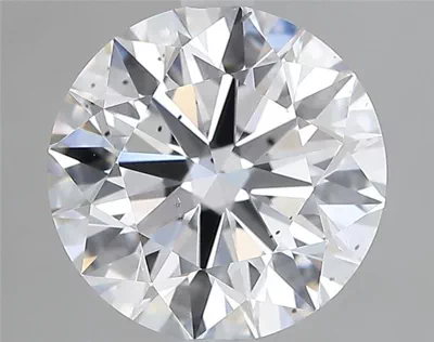 2.10ct D SI2 Rare Carat Ideal Cut Round Diamond