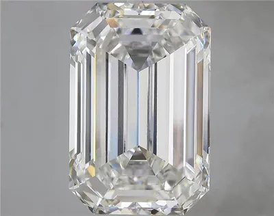 16.27ct F VVS2 Rare Carat Ideal Cut Emerald Lab Grown Diamond