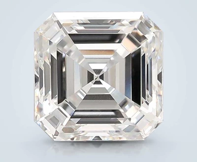 4.58ct E VVS2 Rare Carat Ideal Cut Asscher Lab Grown Diamond