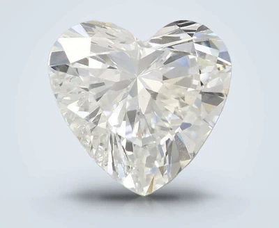 5.03ct F VS1 Rare Carat Ideal Cut Heart Lab Grown Diamond
