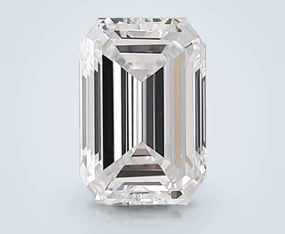 2.10ct D VVS2 Rare Carat Ideal Cut Emerald Lab Grown Diamond