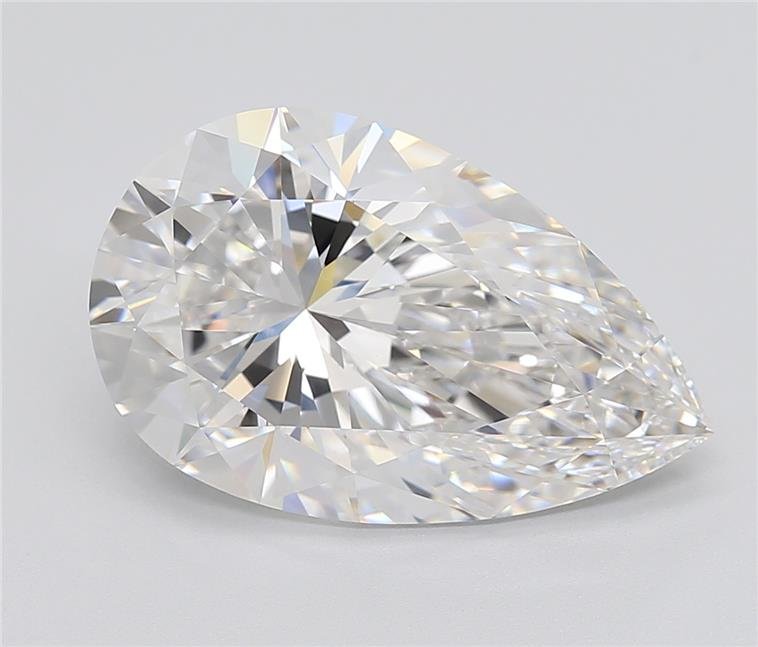 10.54ct E VVS2 Rare Carat Ideal Cut Pear Lab Grown Diamond
