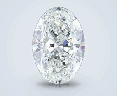 7.01ct H VVS2 Rare Carat Ideal Cut Oval Diamond