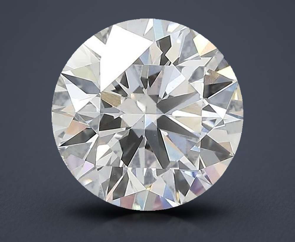 2.85ct D VS1 Rare Carat Ideal Cut Round Lab Grown Diamond