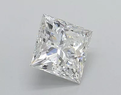 1.01ct E VS1 Rare Carat Ideal Cut Princess Lab Grown Diamond