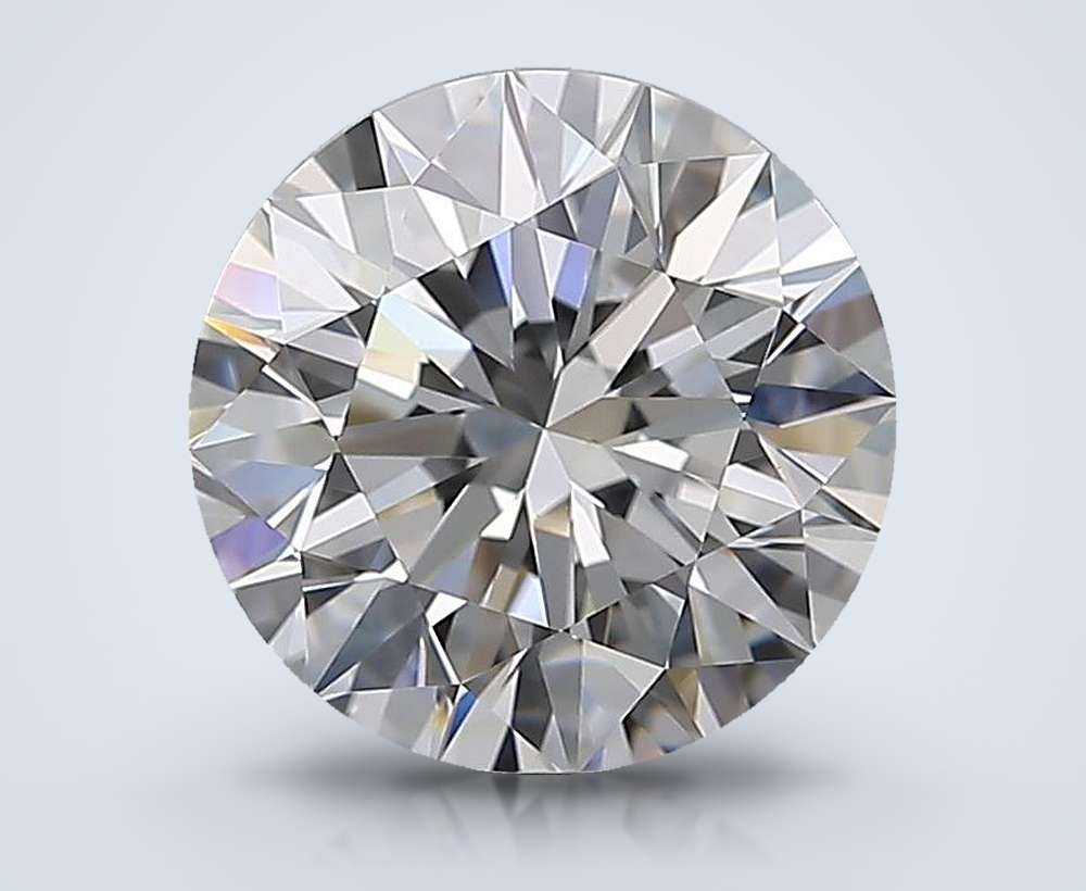 2.50ct E VS1 Rare Carat Ideal Cut Round Diamond