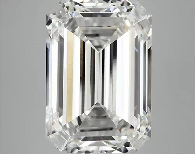 12.23ct F VS1 Rare Carat Ideal Cut Emerald Lab Grown Diamond