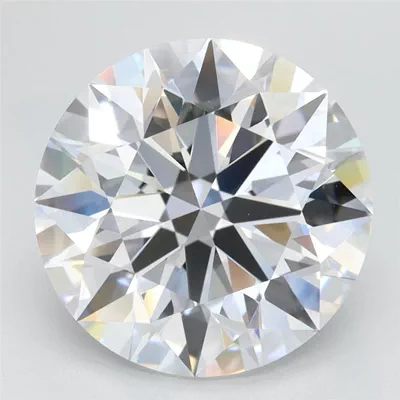 4.17ct D IF Rare Carat Ideal Cut Round Lab Grown Diamond