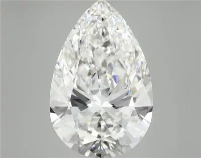 10.74ct F VVS2 Rare Carat Ideal Cut Pear Lab Grown Diamond