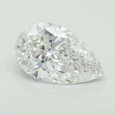 5.52ct F VS1 Rare Carat Ideal Cut Pear Lab Grown Diamond