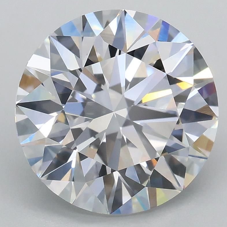 3.08ct D VVS2 Rare Carat Ideal Cut Round Lab Grown Diamond