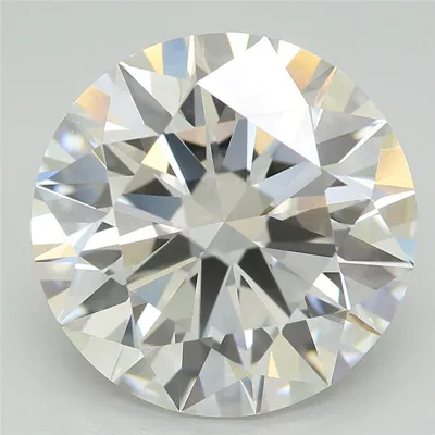 4.96ct G VVS2 Rare Carat Ideal Cut Round Lab Grown Diamond