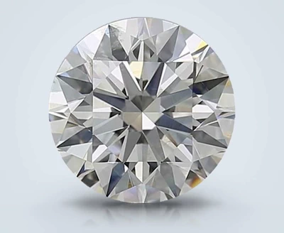 2.60ct I SI2 Rare Carat Ideal Cut Round Diamond
