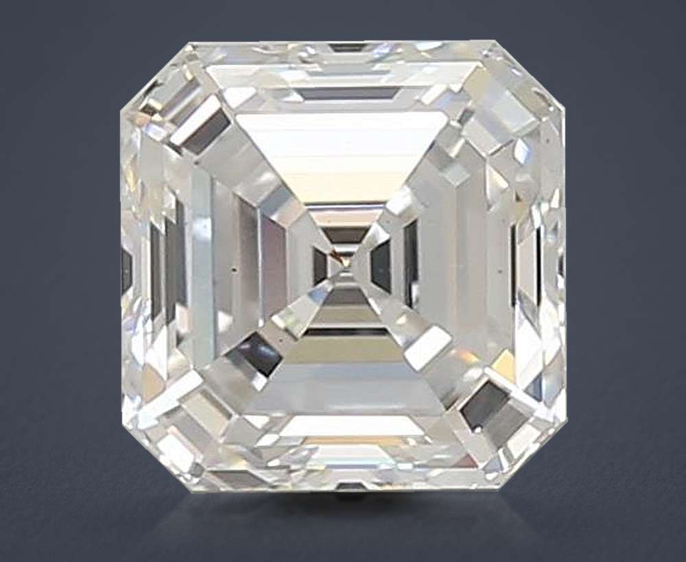 1.56ct D VS1 Rare Carat Ideal Cut Asscher Lab Grown Diamond