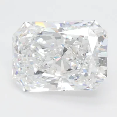 3.08ct D VVS2 Rare Carat Ideal Cut Radiant Lab Grown Diamond