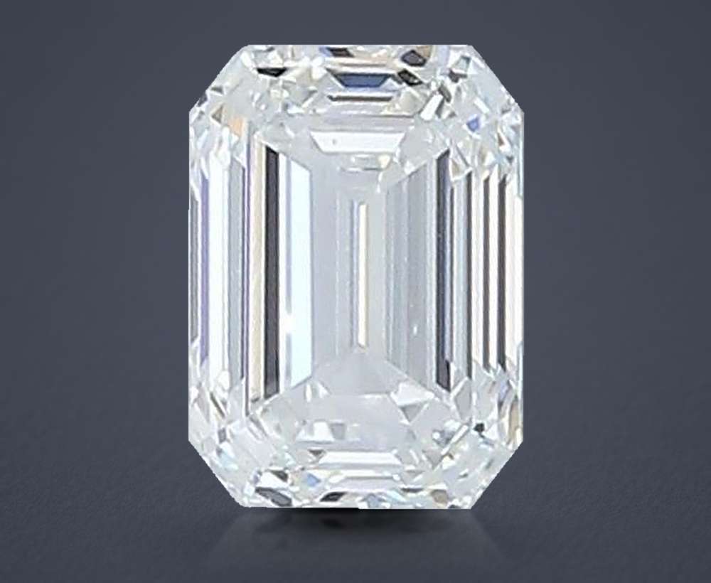 0.50ct G VVS1 Rare Carat Ideal Cut Emerald Diamond