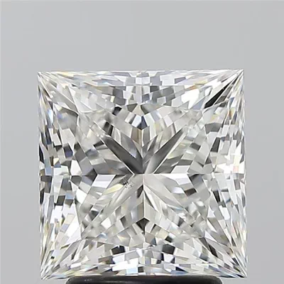 3.03ct H SI1 Rare Carat Ideal Cut Princess Diamond