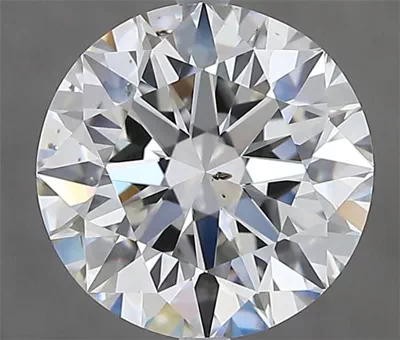2.50ct H SI1 Rare Carat Ideal Cut Round Diamond