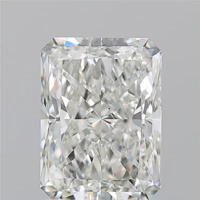 2.20ct H SI1 Rare Carat Ideal Cut Radiant Diamond