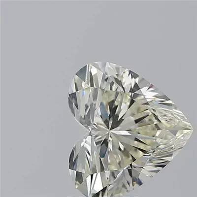 3.08ct K VS2 Rare Carat Ideal Cut Heart Diamond