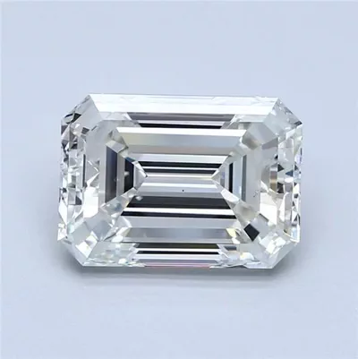 3.01ct I VS2 Excellent Cut Emerald Diamond
