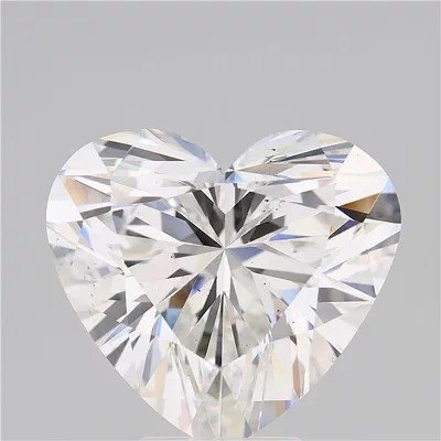6.34ct F VS2 Rare Carat Ideal Cut Heart Lab Grown Diamond