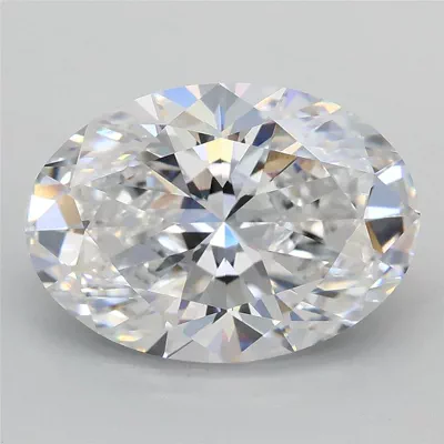 3.57ct D VS1 Rare Carat Ideal Cut Oval Lab Grown Diamond