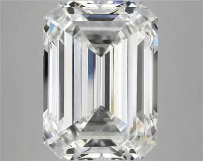 12.51ct F VVS2 Rare Carat Ideal Cut Emerald Lab Grown Diamond