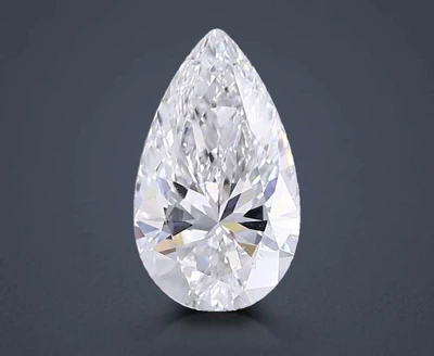3.00ct F VS1 Very Good Cut Pear Lab Grown Diamond