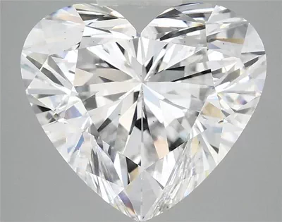 5.04ct E VS2 Rare Carat Ideal Cut Heart Lab Grown Diamond