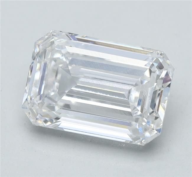 1.44ct E VVS2 Excellent Cut Emerald Lab Grown Diamond