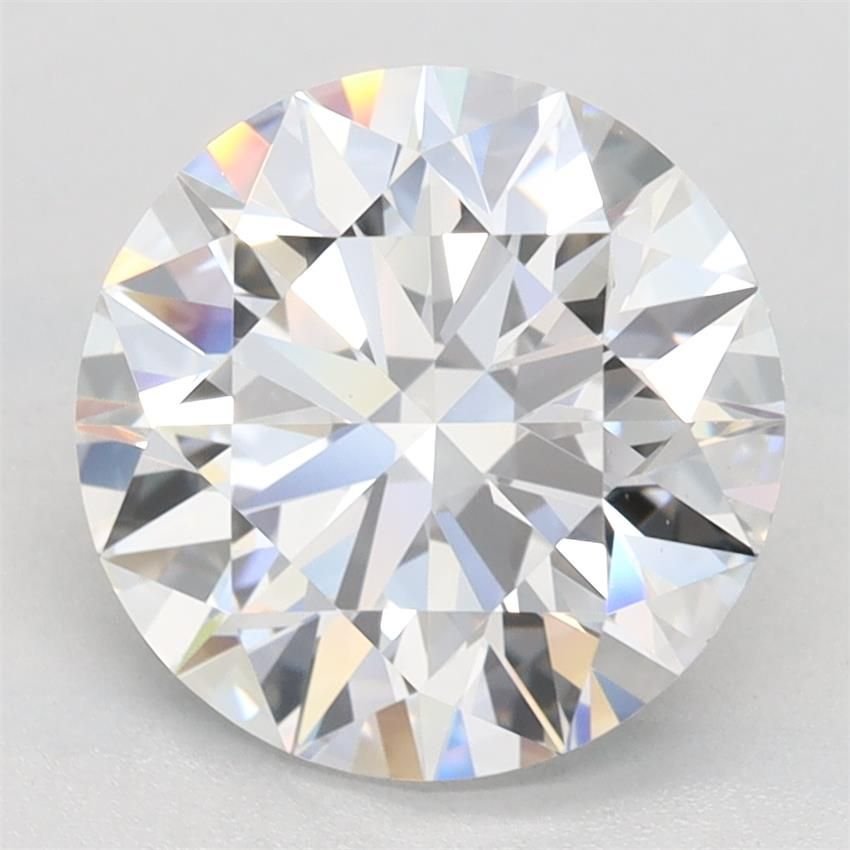 2.66ct D VVS1 Rare Carat Ideal Cut Round Lab Grown Diamond