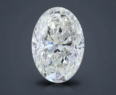 5.02ct I SI1 Rare Carat Ideal Cut Oval Diamond