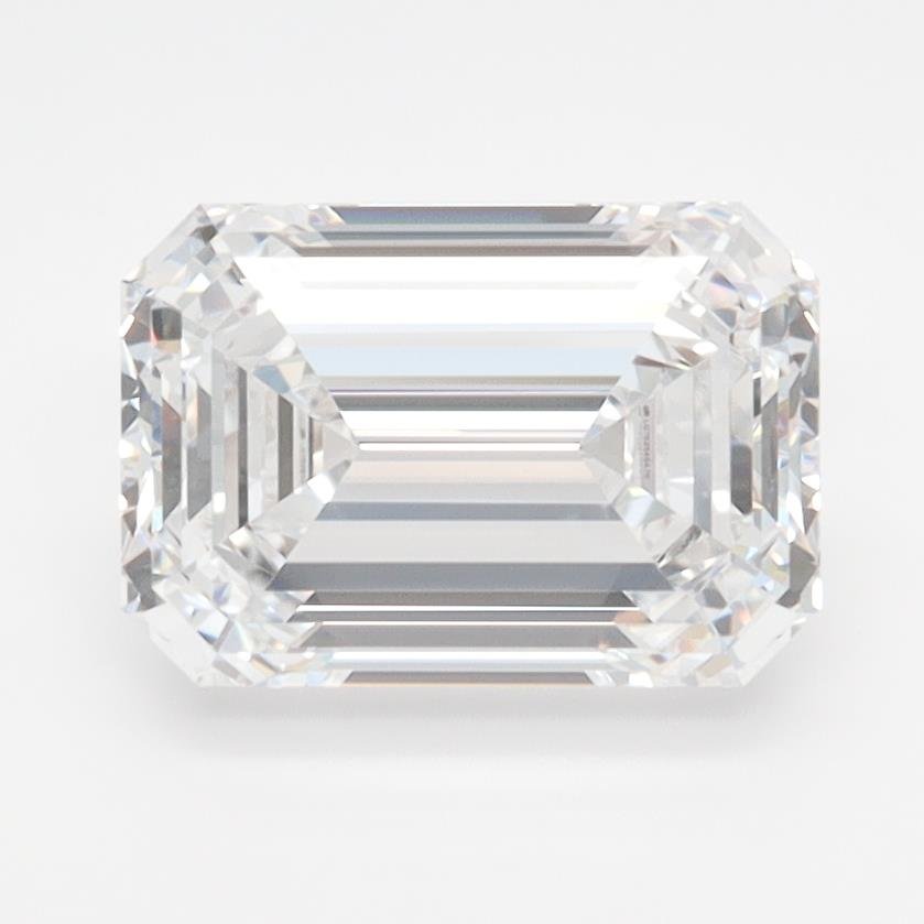 2.10ct D VVS1 Rare Carat Ideal Cut Emerald Lab Grown Diamond