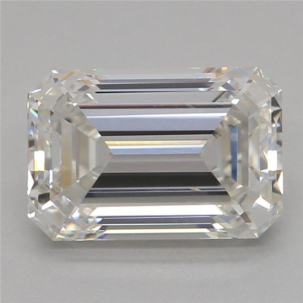 1.51ct F VS2 Rare Carat Ideal Cut Emerald Lab Grown Diamond
