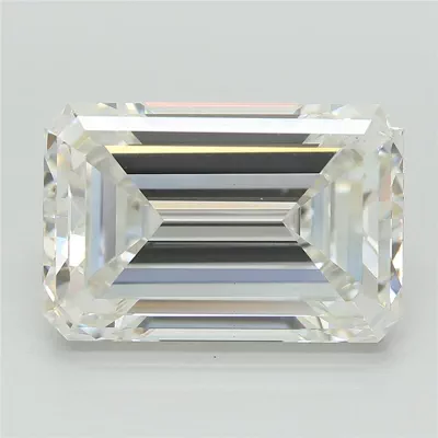 5.52ct F VS1 Excellent Cut Emerald Lab Grown Diamond